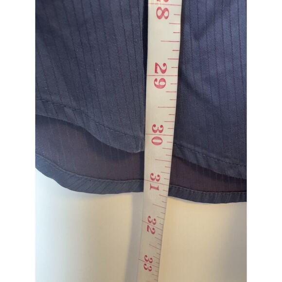 BUGATCHI Shirt Large Blue Purple Striped Classic Fit Dress Button Up Long Sleeve - Picture 5 of 7